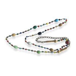 Beaded Necklace Multi-colored